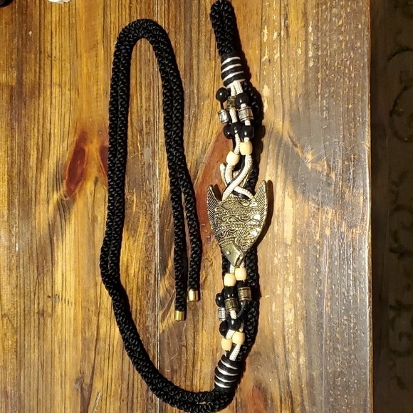 Vintage Fish and Beads Belt - Picture 1 of 4